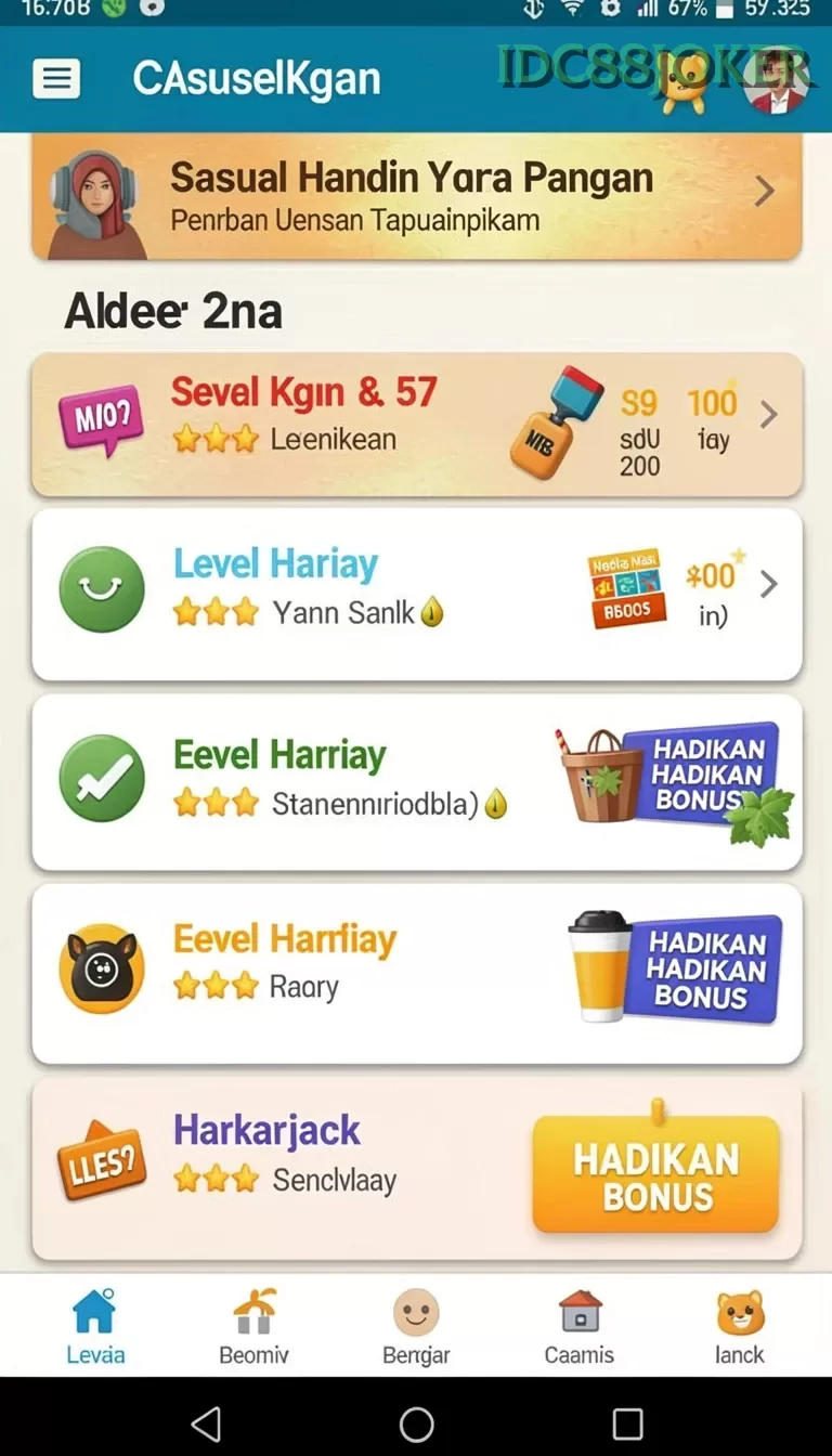 Cuplikan layar DEPOSIT42 — aktivitas